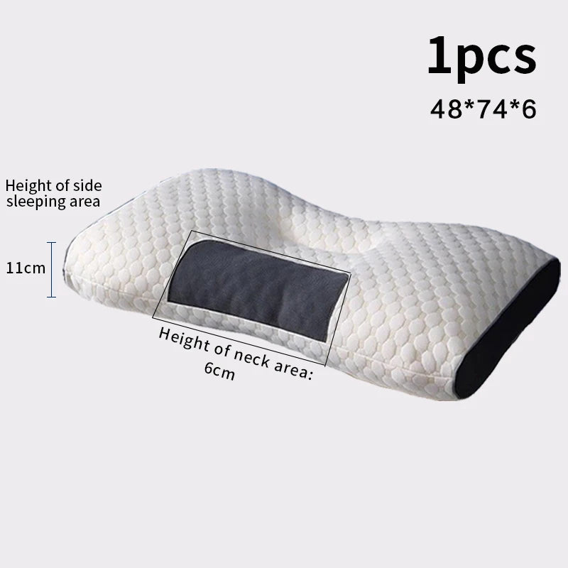 Neck Pillow Help Sleep And Protect The Neck Cervical Orthopedic Household Soybean Fiber SPA Massage Pillow For Sleeping New ZenGlow