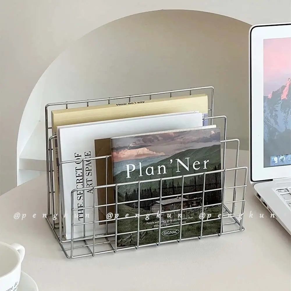 Modern Storage Holder & Newspaper Organizer ZenGlow