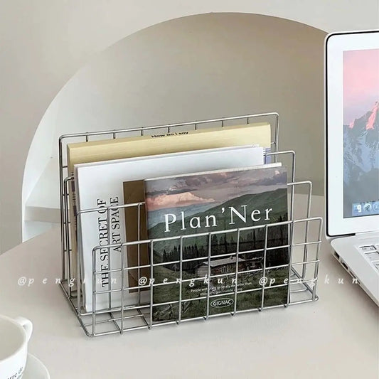 Modern Storage Holder & Newspaper Organizer ZenGlow