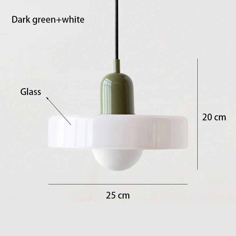 Nordic Bauhaus Glass Chandelier ZenGlow