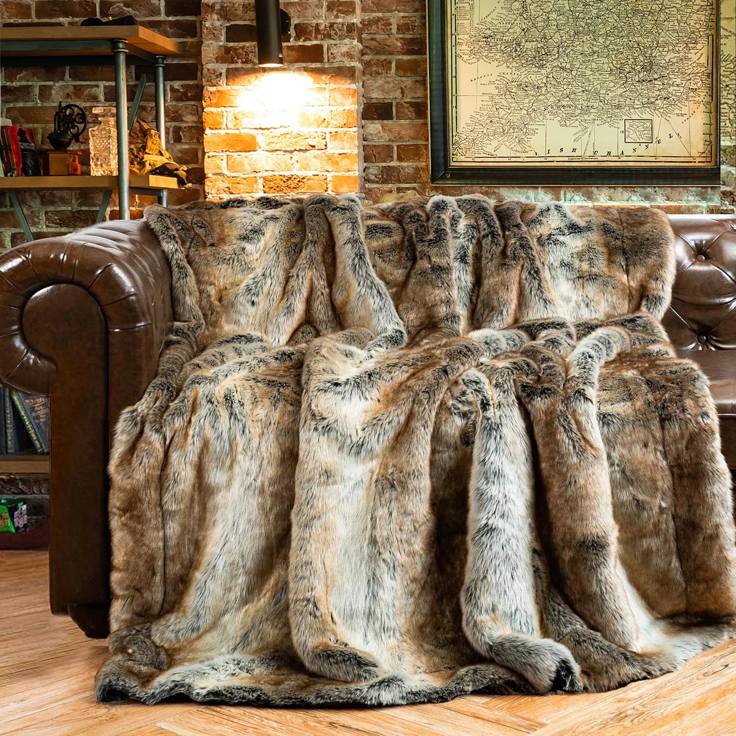 Luxury Faux Fur Throw Blanket ZenGlow