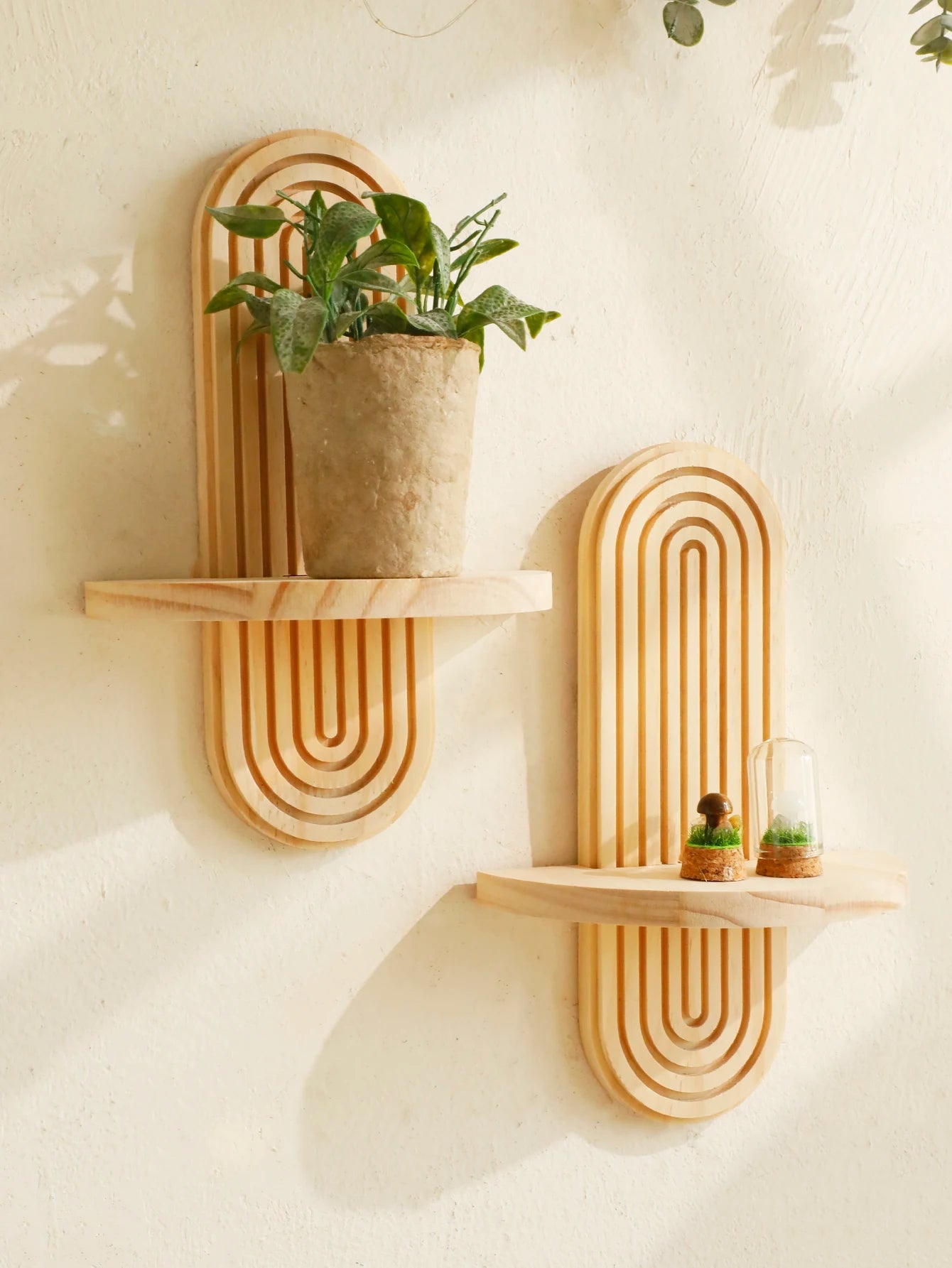 Geometric Wall Shelf ZenGlow