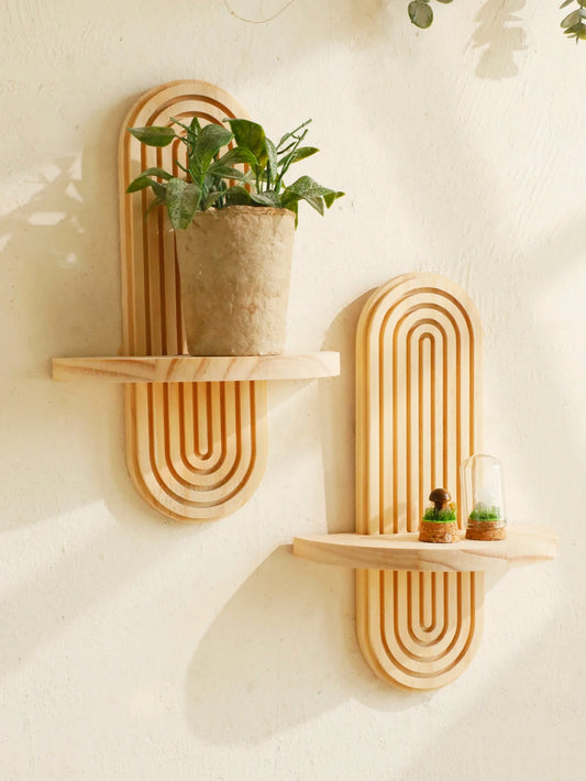 Geometric Wall Shelf ZenGlow