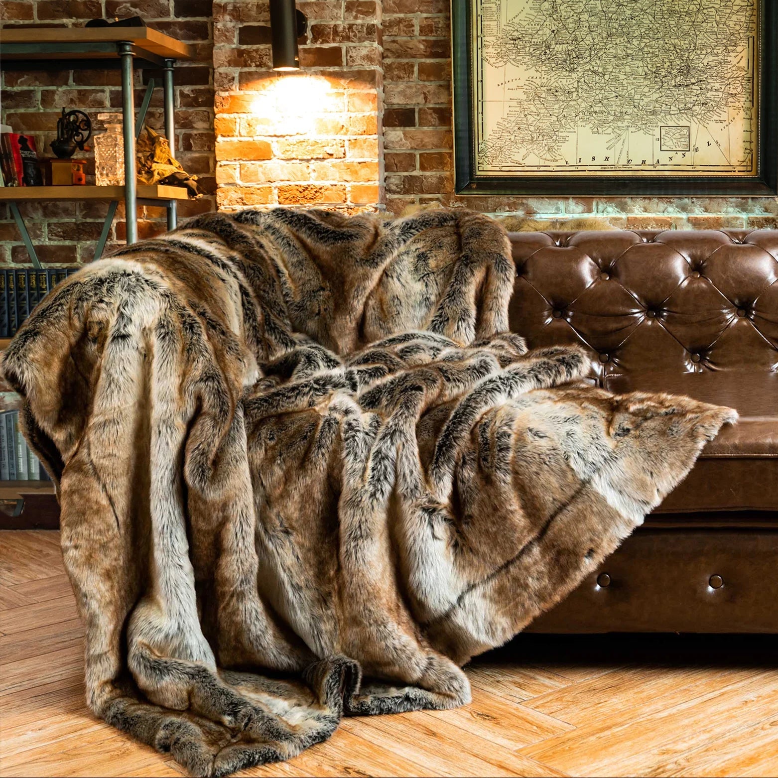 Luxury Faux Fur Throw Blanket ZenGlow