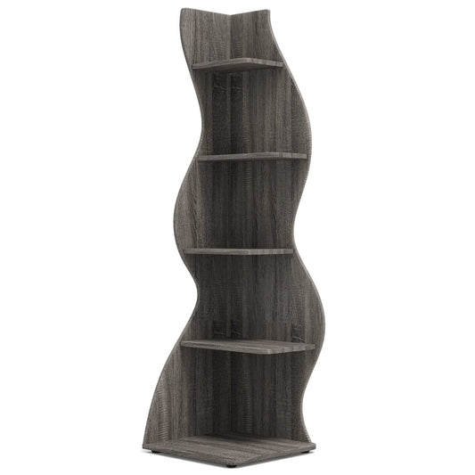 Modern 5-Tier Corner Shelf ZenGlow