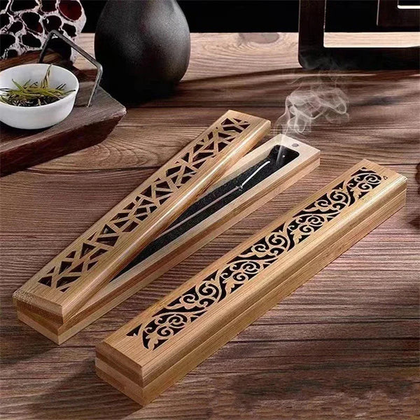 Natural Bamboo Incense Burner ZenGlow