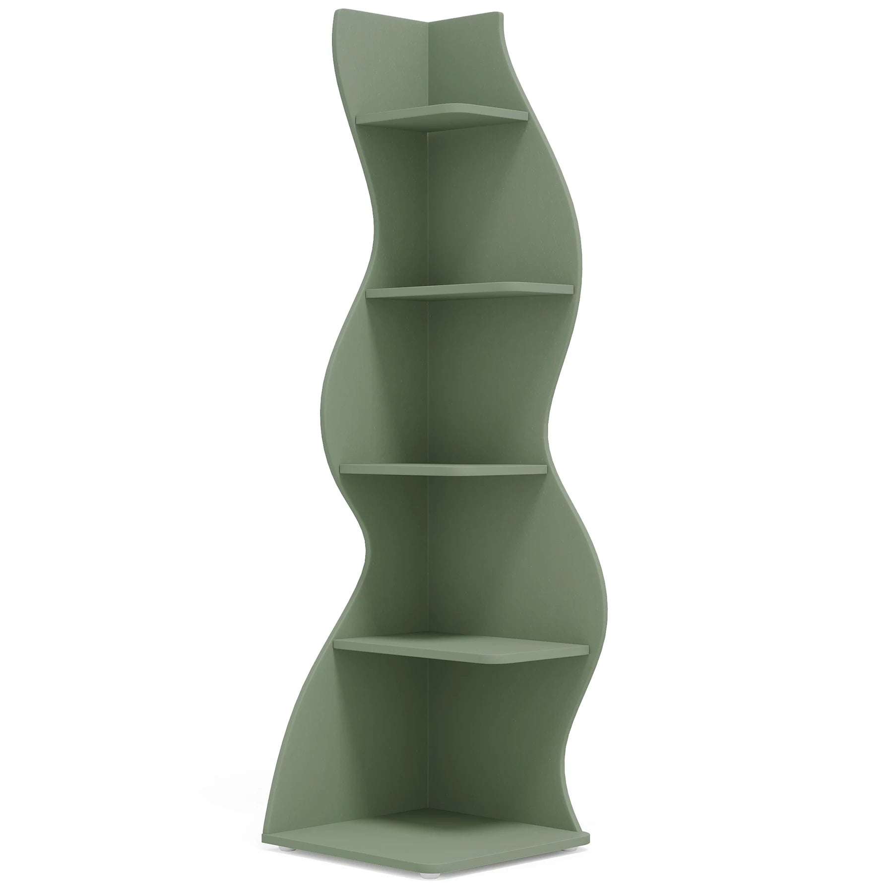 Modern 5-Tier Corner Shelf ZenGlow